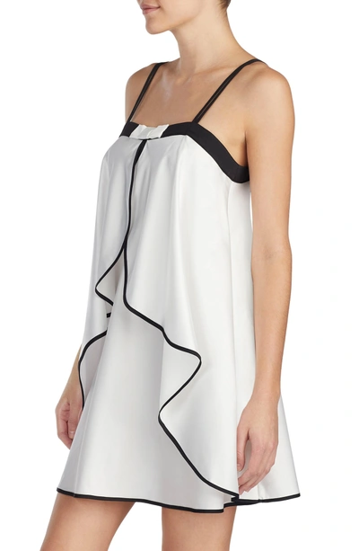Shop Kate Spade Charmeuse Chemise In Off White