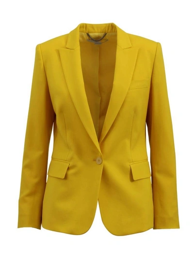 Shop Stella Mccartney Ingrid Tailored Jacket In Yellow