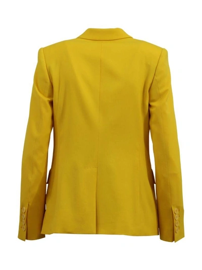 Shop Stella Mccartney Ingrid Tailored Jacket In Yellow