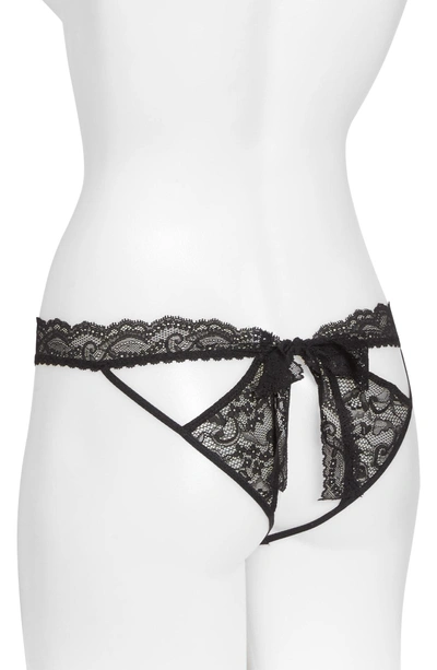 Shop Aubade Boite A Desir Cheeky Open Back Bikini In Noir