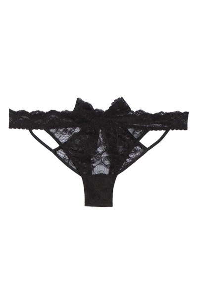 Shop Aubade Boite A Desir Cheeky Open Back Bikini In Noir