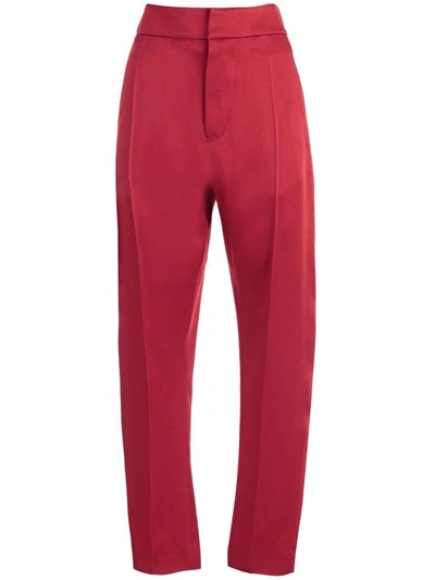Shop Haider Ackermann Trousers In Red