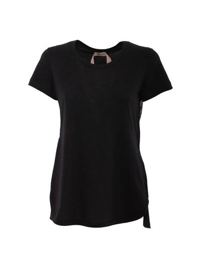 Shop N°21 Cotton T-shirt In Black