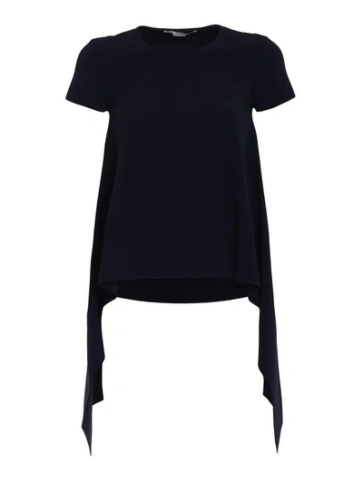 Shop Stella Mccartney Short Sleeved Top In Ink