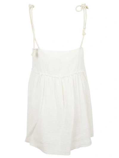 Shop See By Chloé See By Chloe Short Dress In White Powder Nr109