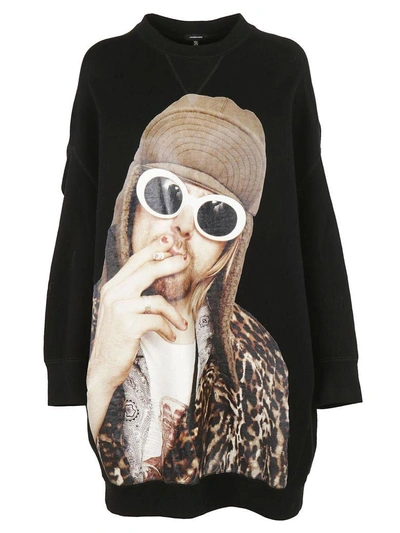 Shop R13 Kurt Cobain Print Oversized Sweatshirt