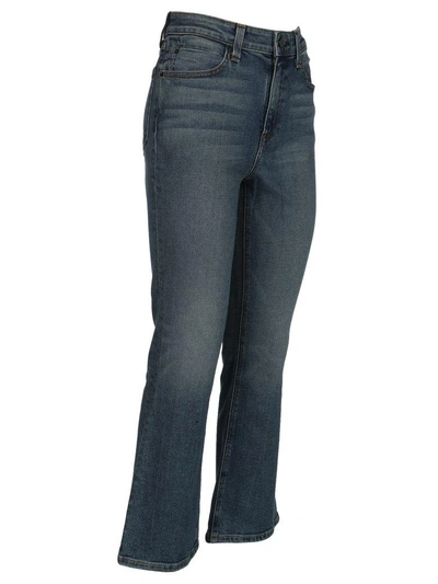 Shop Alexander Wang T T By Alexander Wang Denim In Light Indigo Aged