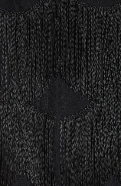 Shop Marc Jacobs Scalloped Fringe Party Dress In Black