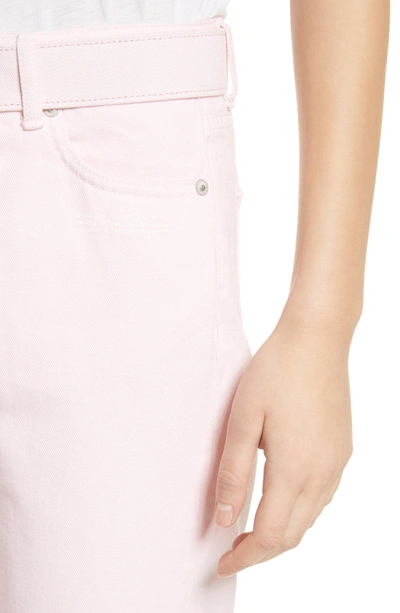 Shop Off-white Belted Jeans In Pink White