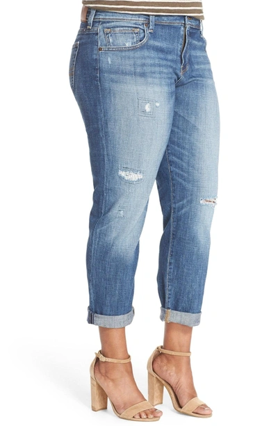 Shop Lucky Brand Reese Distressed Boyfriend Jeans In Northridge Park