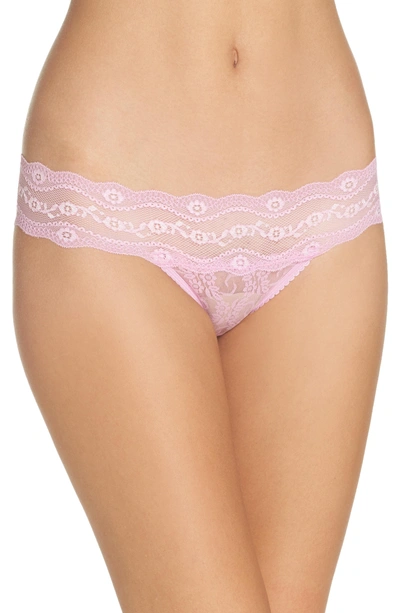 Shop B.tempt'd By Wacoal 'lace Kiss' Bikini In Pastel Lavender