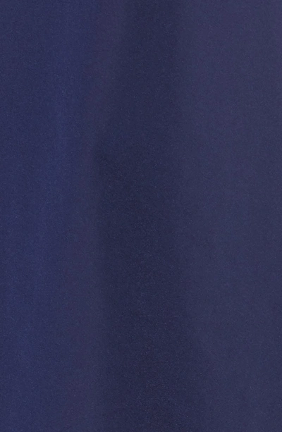 Shop Calvin Klein 205w39nyc Ruched Sleeve Taffeta Dress In Marine