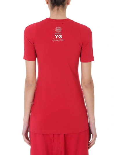 Shop Y-3 W Ss Tee Street T-shirt In Red