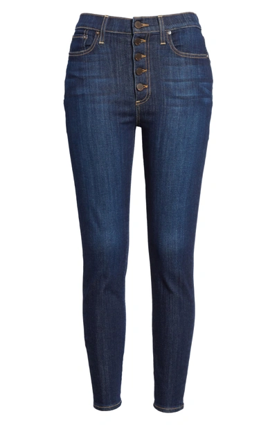 Shop Ao.la Ao. La Good High Waist Exposed Button Skinny Jeans In Dream On