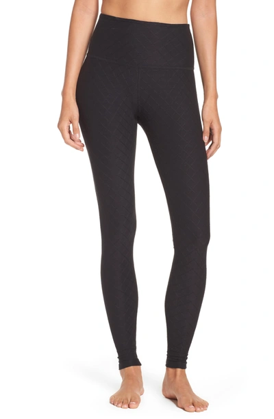 Shop Beyond Yoga Can't Quilt You High Waist Leggings In Jet Black