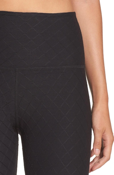 Shop Beyond Yoga Can't Quilt You High Waist Leggings In Jet Black