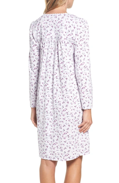 Shop Eileen West Short Nightgown In Lilac Ditsy