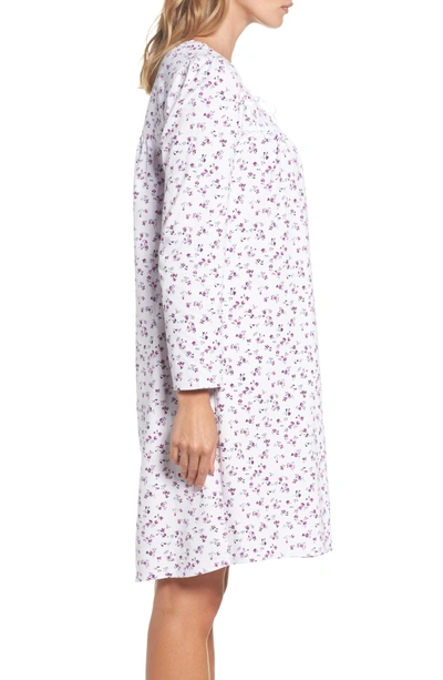 Shop Eileen West Short Nightgown In Lilac Ditsy
