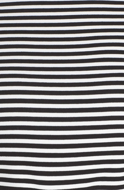 Shop Bb Dakota Stripe Pajamas In Black/ White