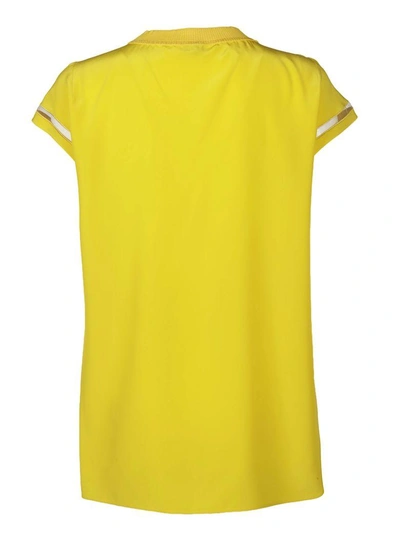 Shop Fendi Logo Neck Blouse