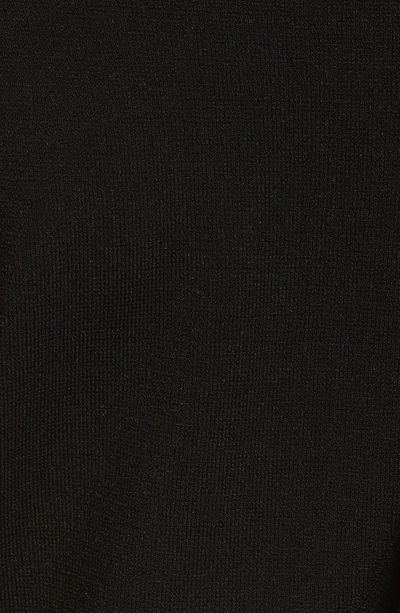 Shop Diane Von Furstenberg Asymmetrical Ruffle Dress In Black
