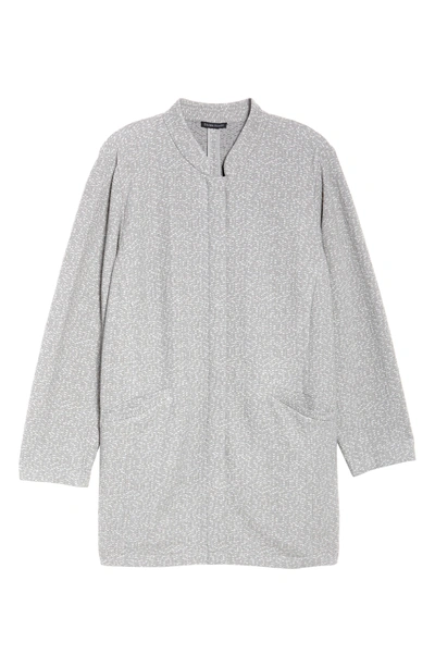 Shop Eileen Fisher Tweed Jacket In Grey