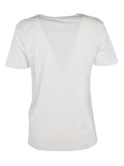 Shop Blumarine Printed T-shirt In White