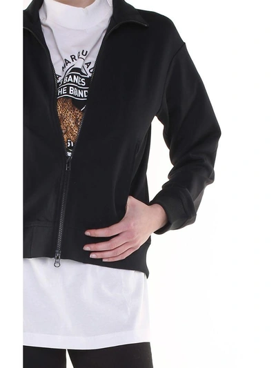 Shop Y-3 Track Cotton-blend Jacket In Black