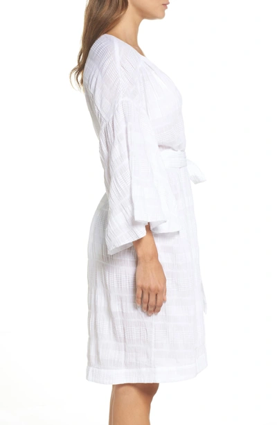 Shop Skin Nina Gauze Short Robe In White