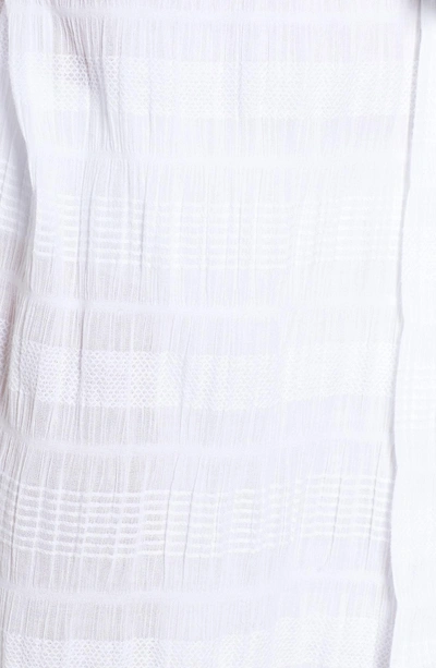 Shop Skin Nina Gauze Short Robe In White