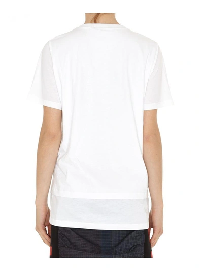 Shop Stella Mccartney Tshirt In Pure White-black