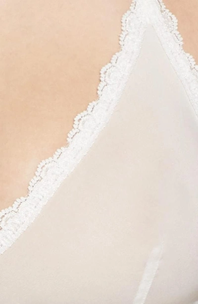 Shop Hanky Panky Ruffle Chiffon Bralette In Off White