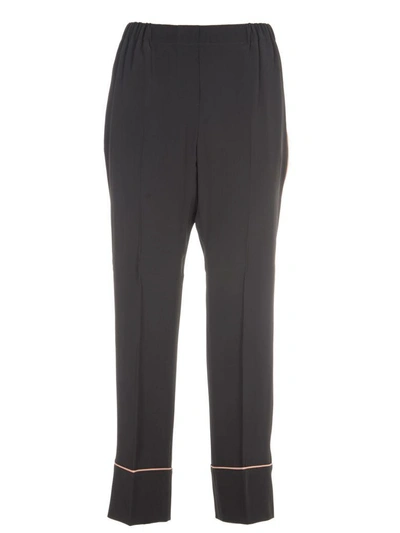 Shop N°21 Cropped Trousers In Black