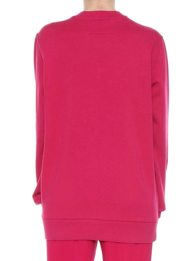 Shop Givenchy Rottweiler Sweatshirt In Fuxia