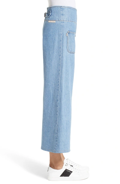 Shop Marc Jacobs High Waist Crop Flare Jeans In Retro Indigo