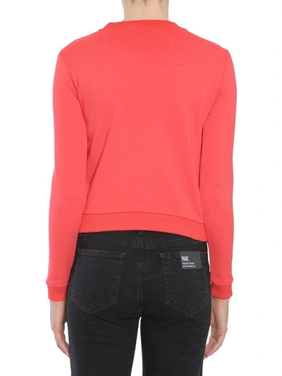 Shop Marc Jacobs Short Sweatshirt In Rosso