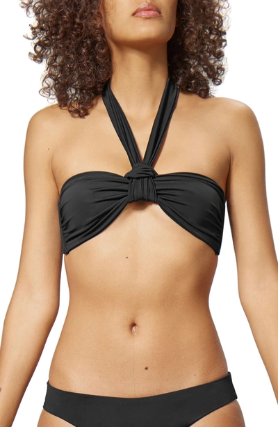 Shop Mara Hoffman Odette Bikini Top In Black