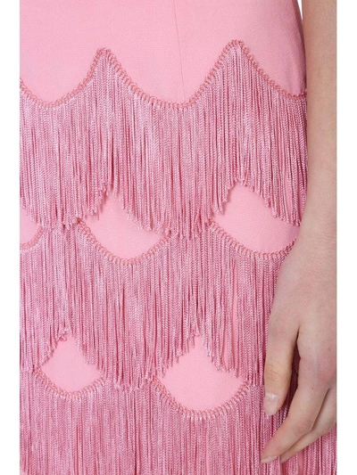 Shop Marc Jacobs Pink Viscose Skirt In Rose-pink