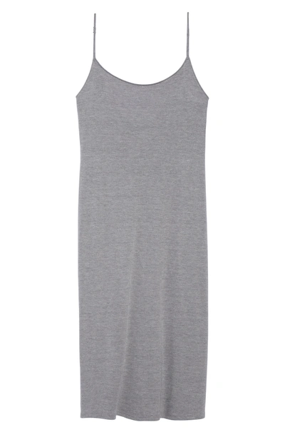 Shop Natori Shangri La Nightgown In Heather Grey