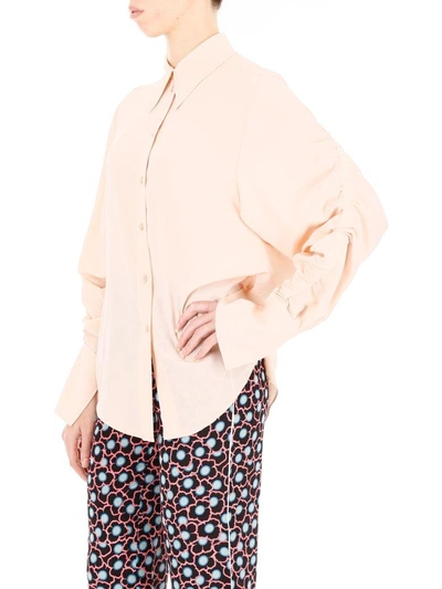 Shop Stella Mccartney Silk Blouse In Pinkrosa