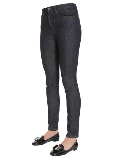 Shop Victoria Victoria Beckham Slim Fit Jeans In Blu