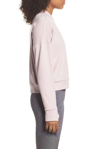 Shop Nike Running Top In Particle Rose