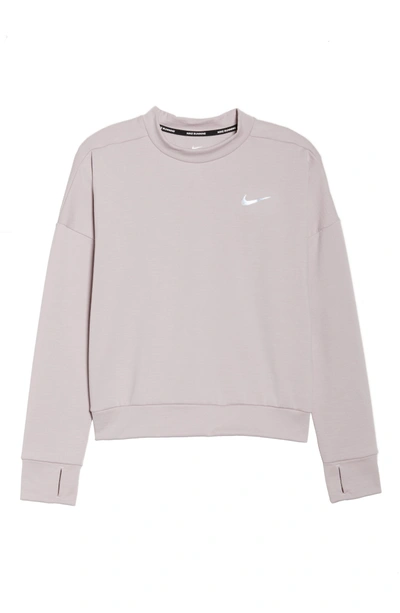 Shop Nike Running Top In Particle Rose
