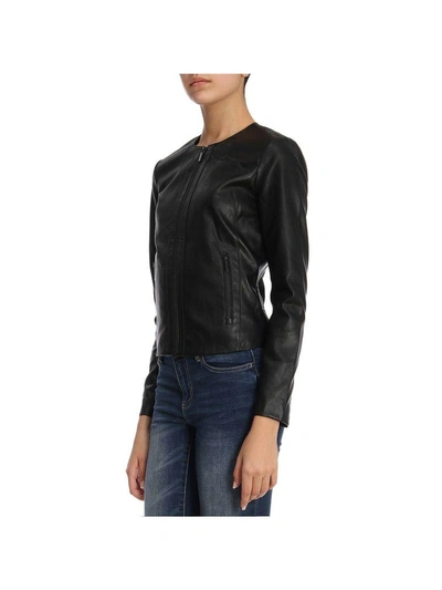 Shop Armani Collezioni Jacket Jacket Women Armani Exchange In Black