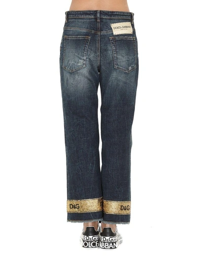 Shop Dolce & Gabbana Jeans In Dark Blue