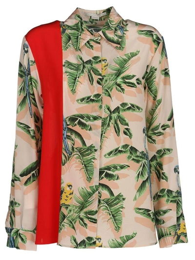 Shop Stella Mccartney Shirt Print + Banda Rossa In Rose + Red