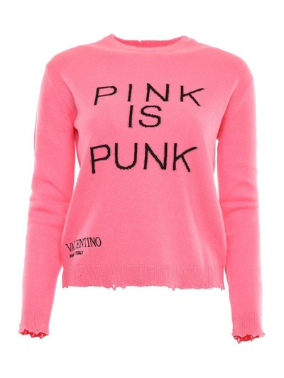 Shop Valentino Pink Is Punk Pull In Shadow Pink|rosa