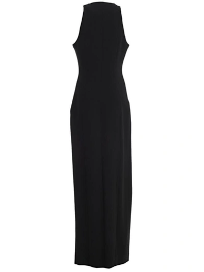 Shop Balmain Dress In Cblack