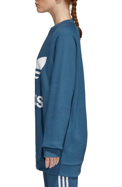 Shop Adidas Originals Originals Oversize Sweatshirt In Dark Steel