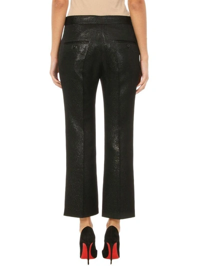 Shop Isabel Marant Mateo Cropped Trousers In Black